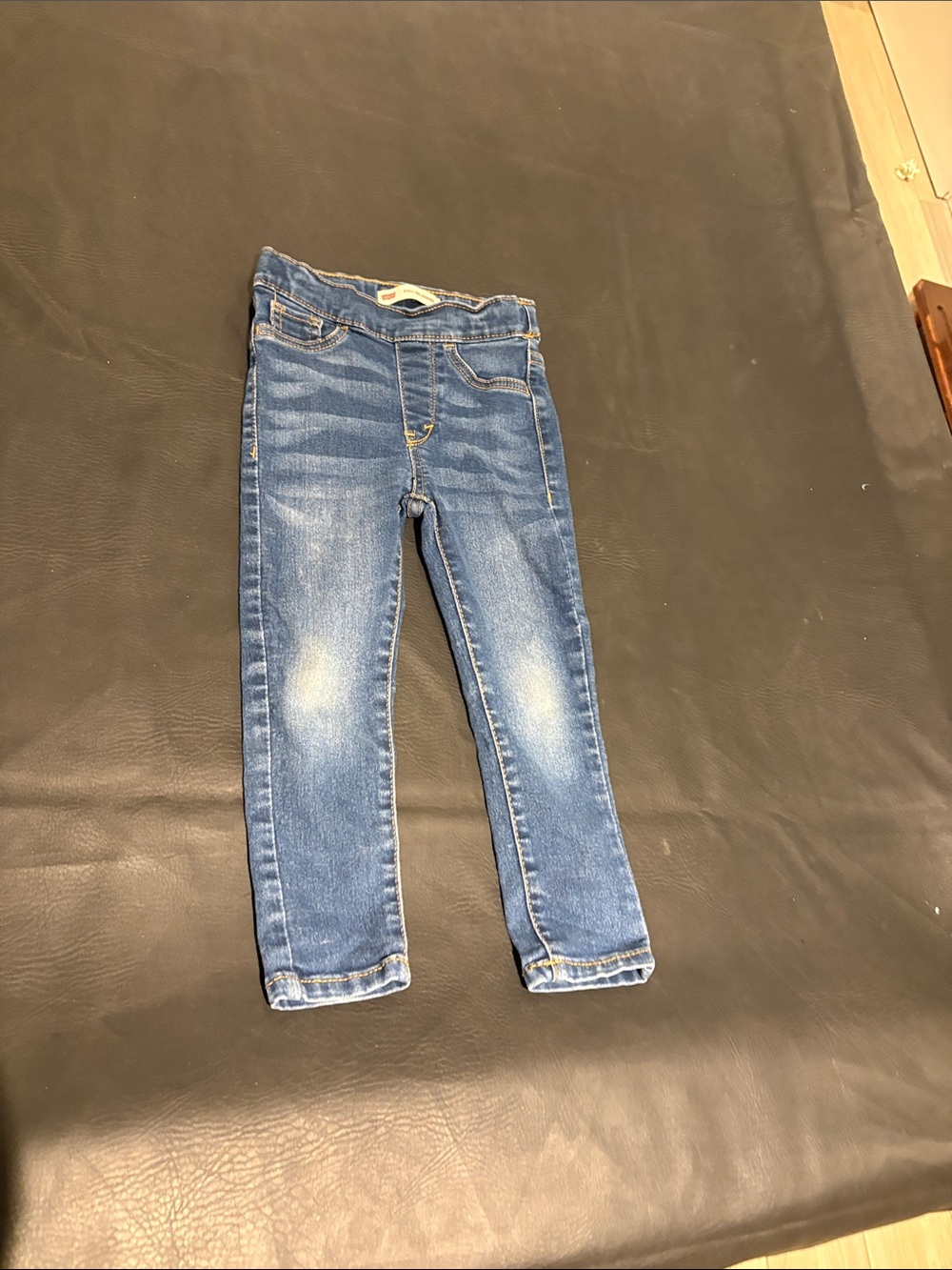Levi's Kids Blue Faded Stretch Denim Jeans